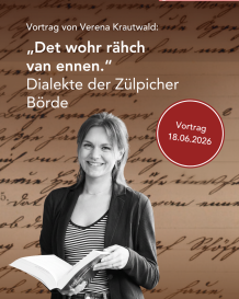 Veranstaltungsplakat für den Vortrag 