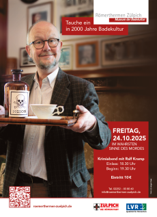 Plakat für eine Krimilesung von Ralf Kramp